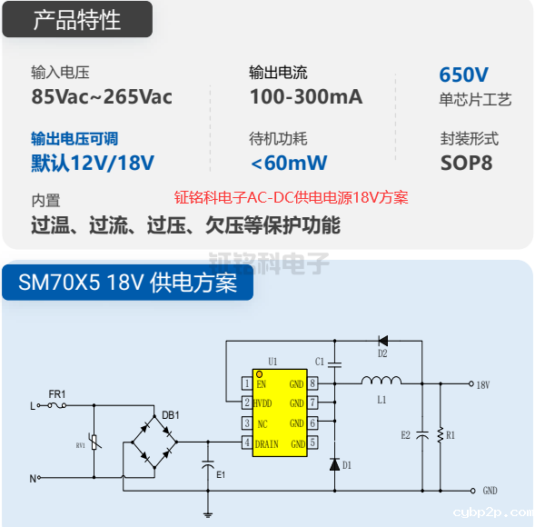 hth网页版在线登录电子AC-DC供电电源18V方案.png